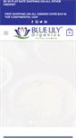 Mobile Screenshot of bluelilyorganics.com